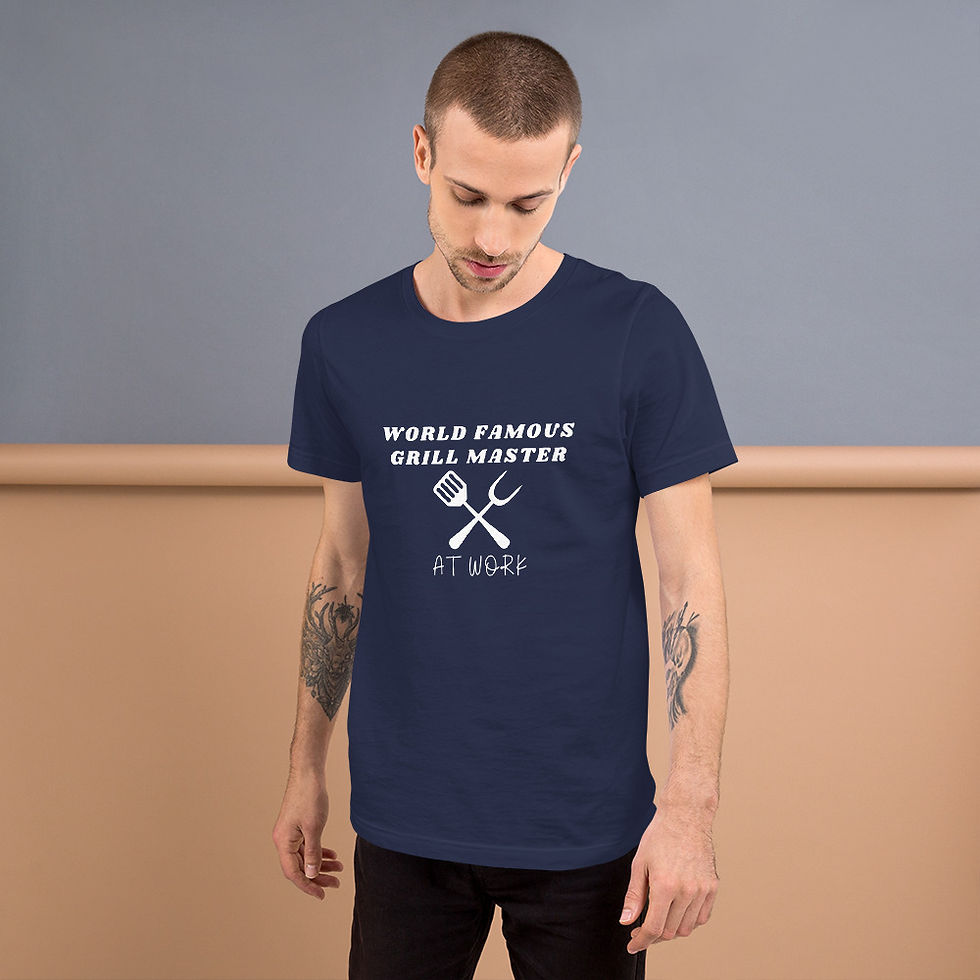Thumbnail: New Best Selling Funny T-Shirt- World Famous Grill Master