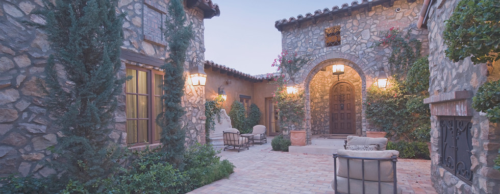 Twilight Photo of Luxury Property during golden hour