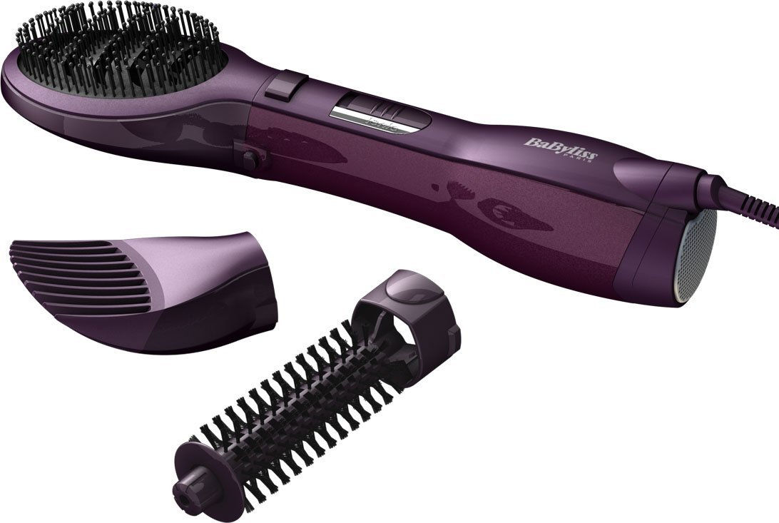BaByliss AS115E - Cepillo de aire plano, color púrpura