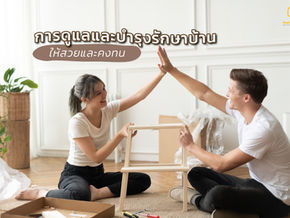 การดูแลและบำรุงรักษาบ้านให้สวยและคงทน