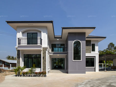 บ้านในสไตล์คลาสสิก โดดเด่นและเรียบหรูบ่งบอกถึงรสนิยมที่เหนือระดับ