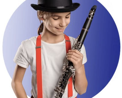 boy with clarinet