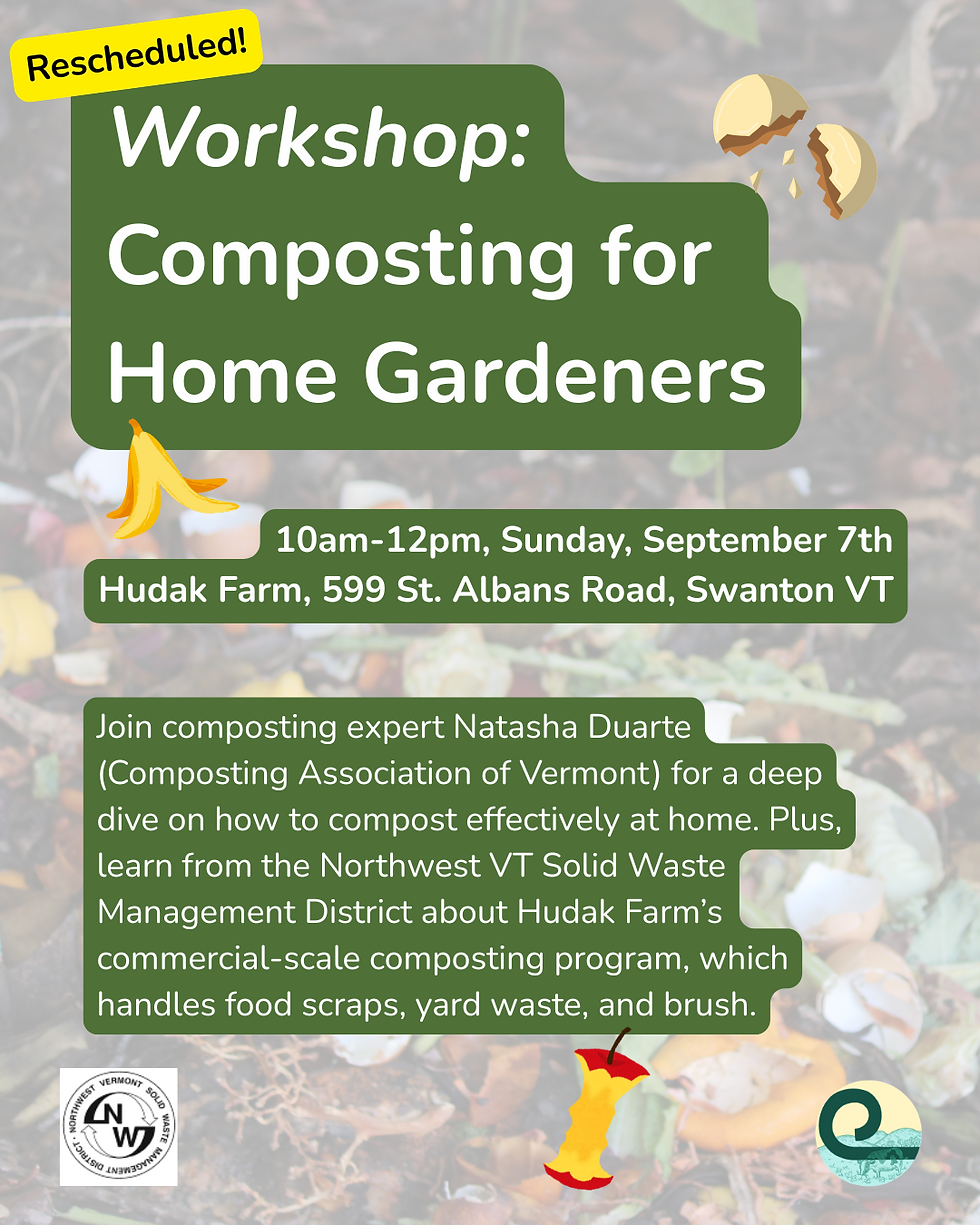 RESCHEDULED: Composting for Home Gardeners
