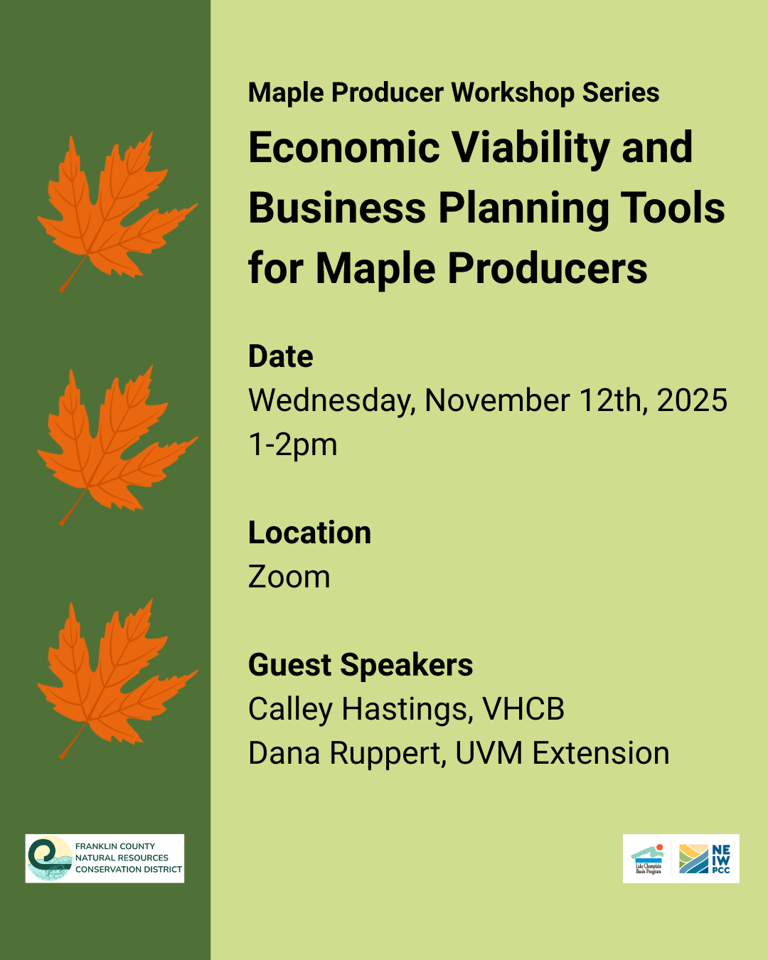 Viability Program Economic Viability and Business Planning Tools for Maple Producers ...