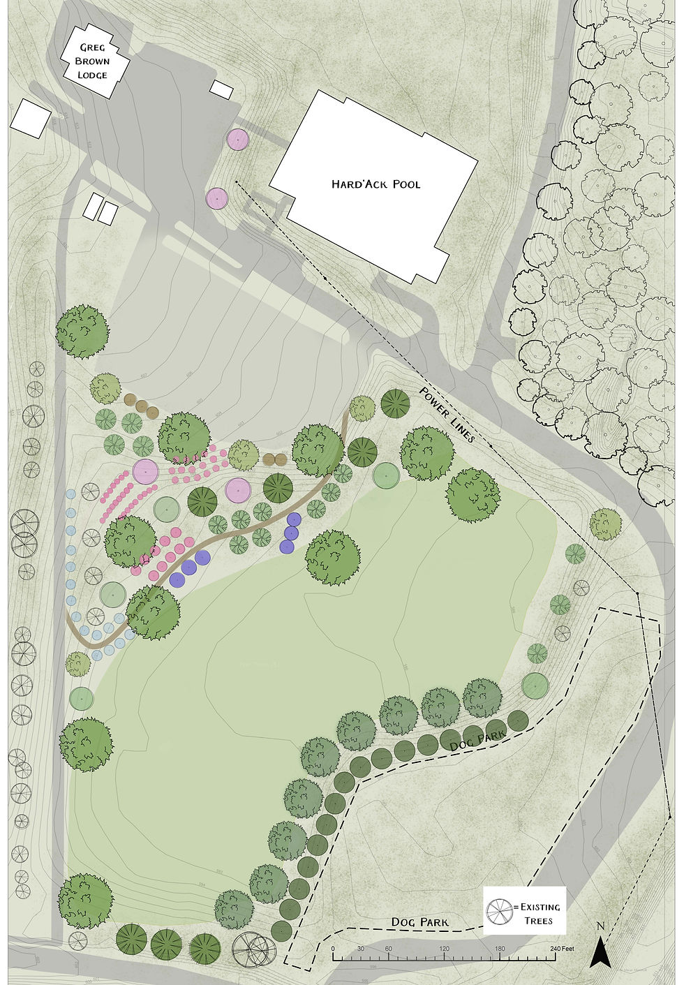 Hard'ack Planting Design Map