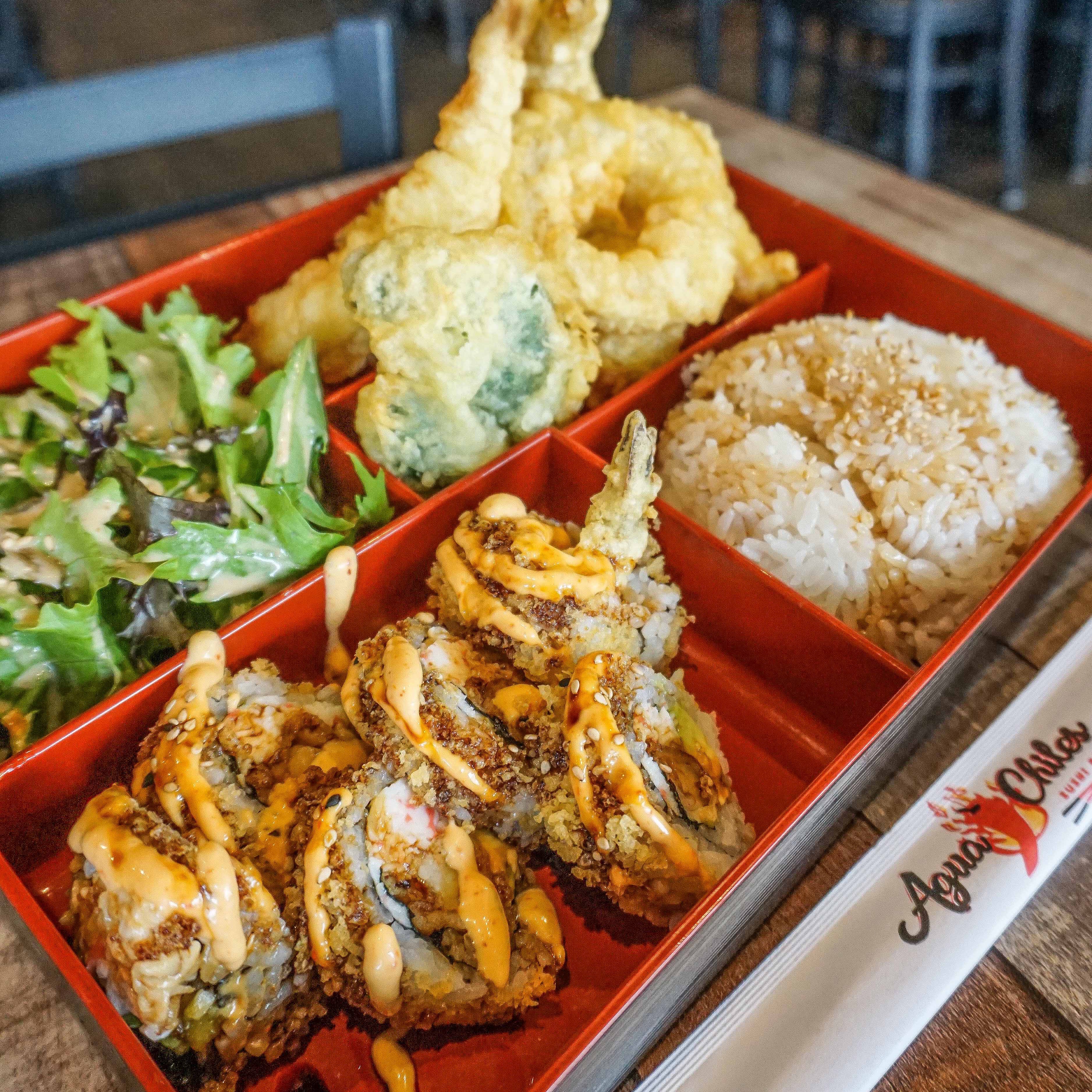 Arranged Food and Objects