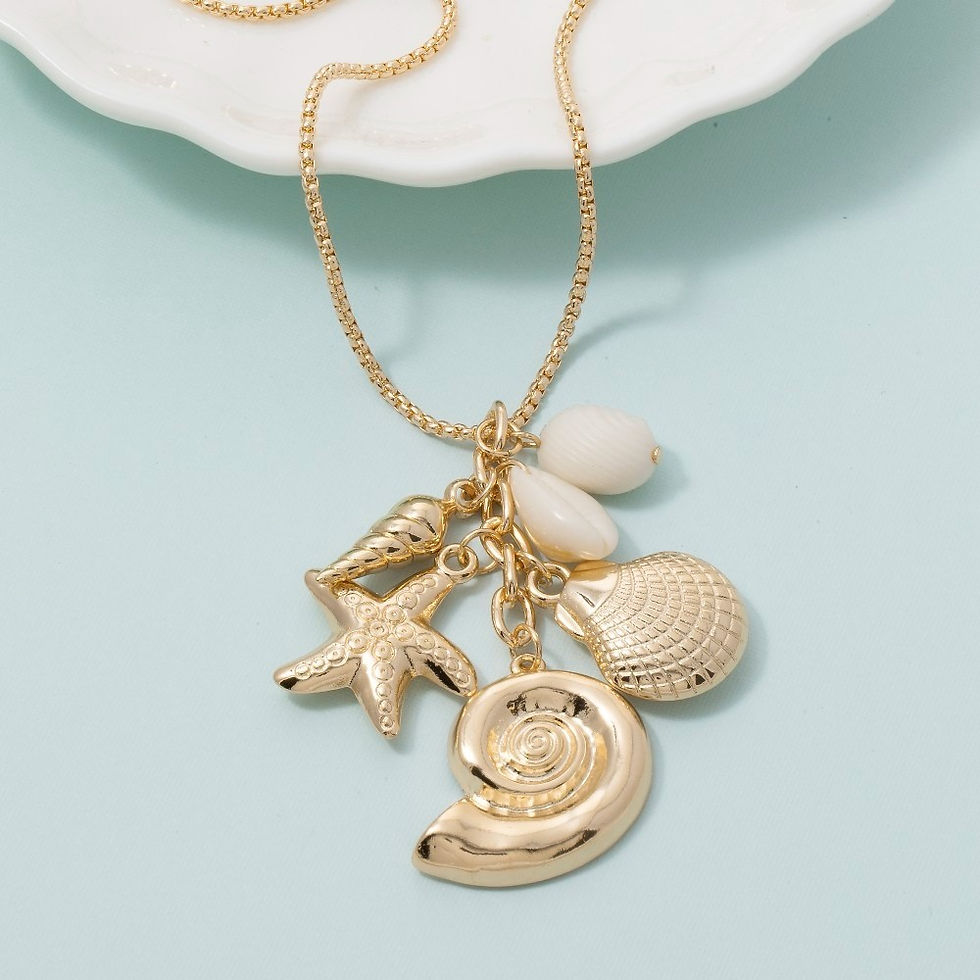 Thumbnail: Sea Life Charm Necklace