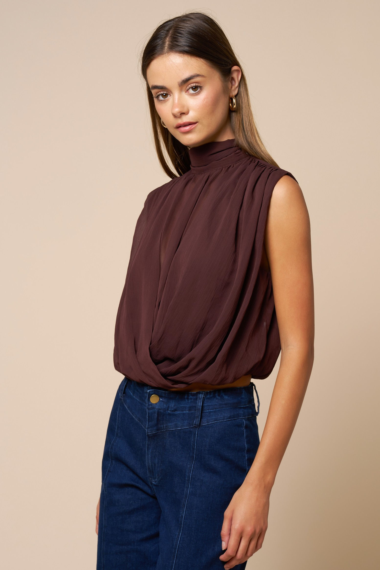 Amber Mock Neck Top