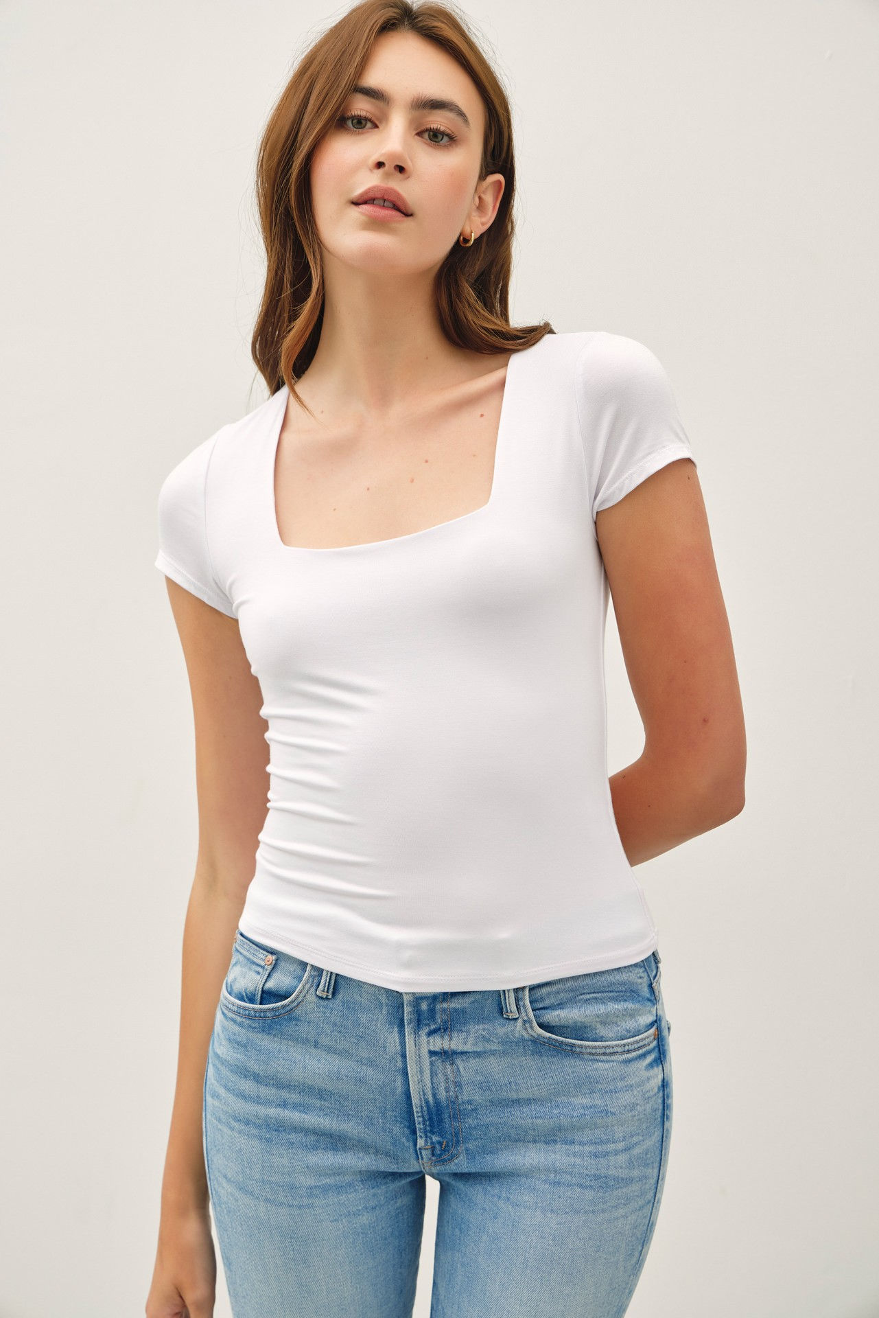 Square Neck Tee