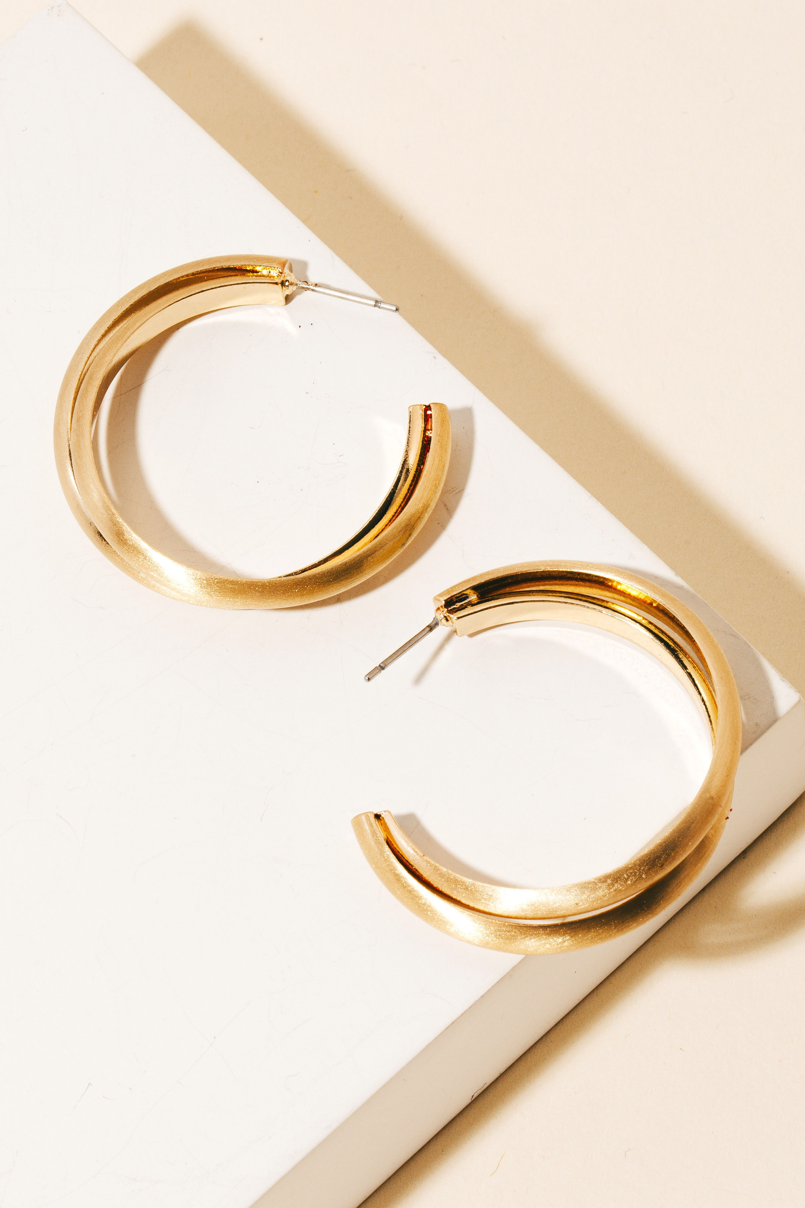 Brushed Hoops
