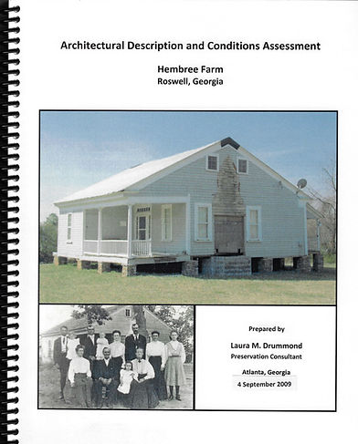 Resource guide and paphlet of Roswell architecture description and hembree farm preservation