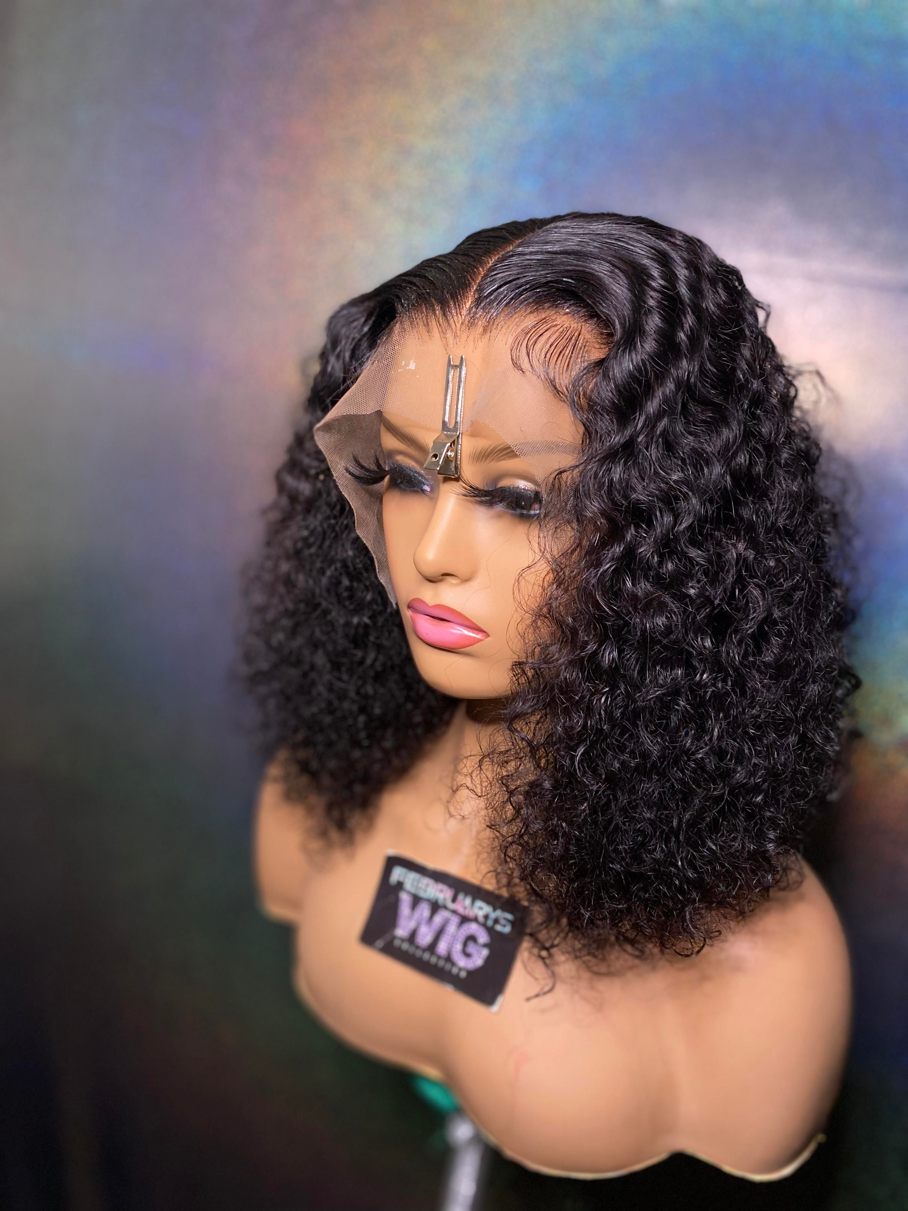 POODLE CURLY FRONTAL BOB UNIT