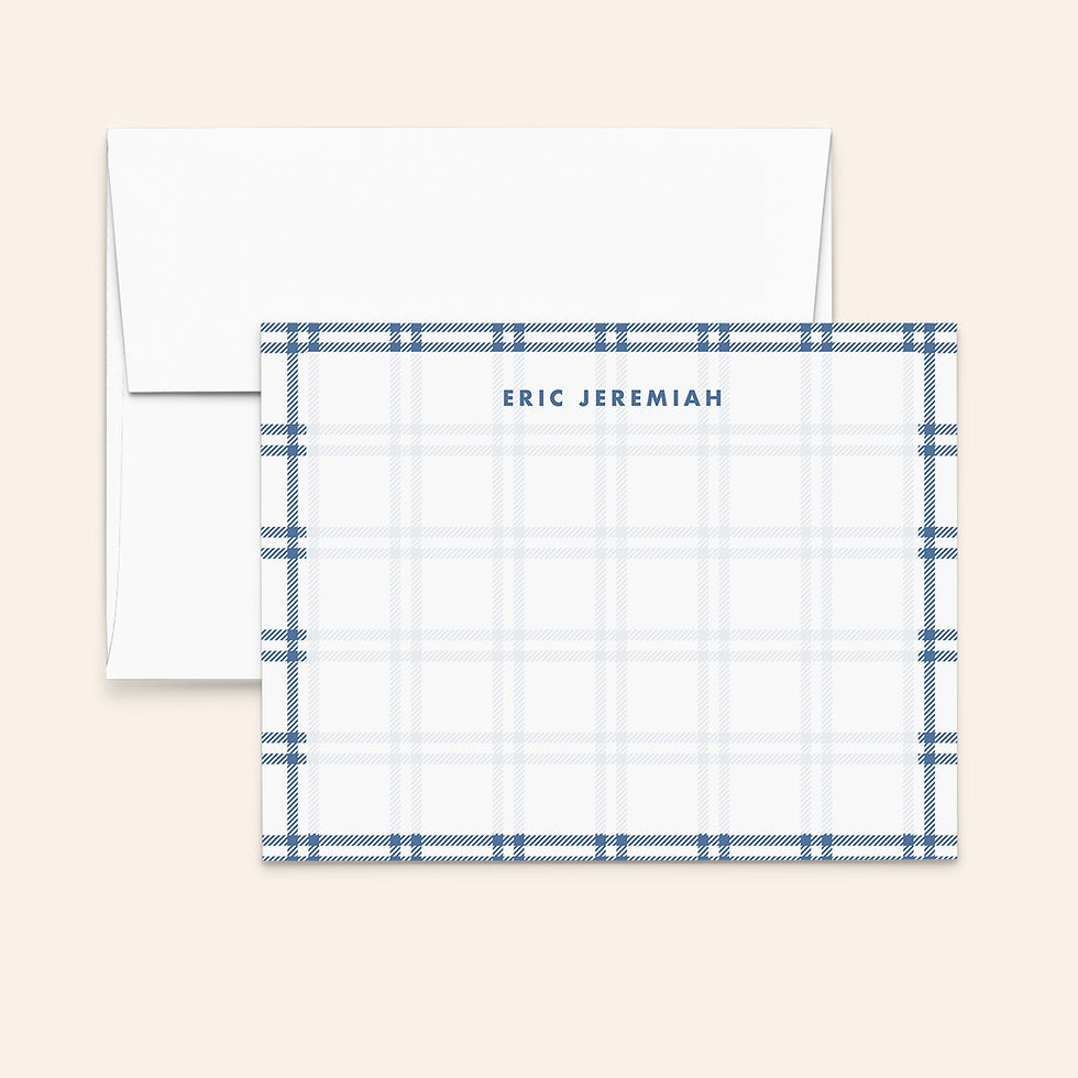 Thumbnail: Plaid Paper ▪ Blue
