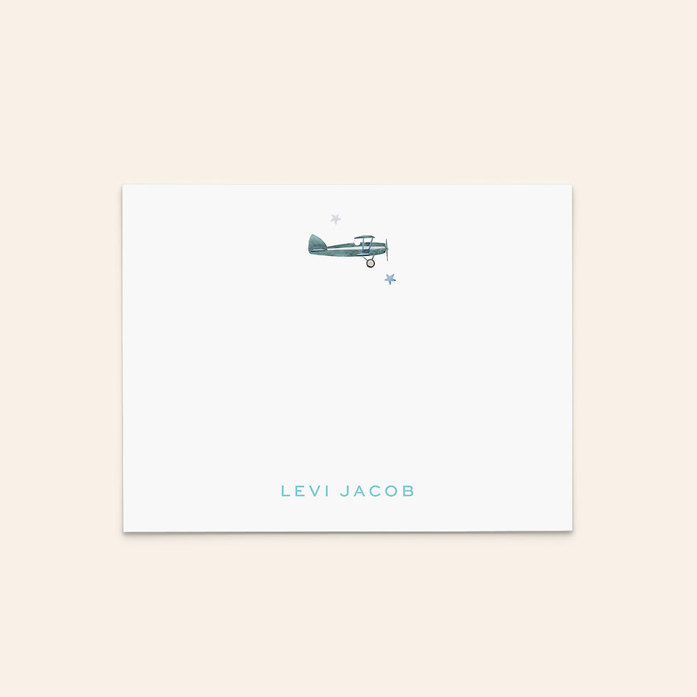 Thumbnail: Watercolor Airplanes ▪ Blue