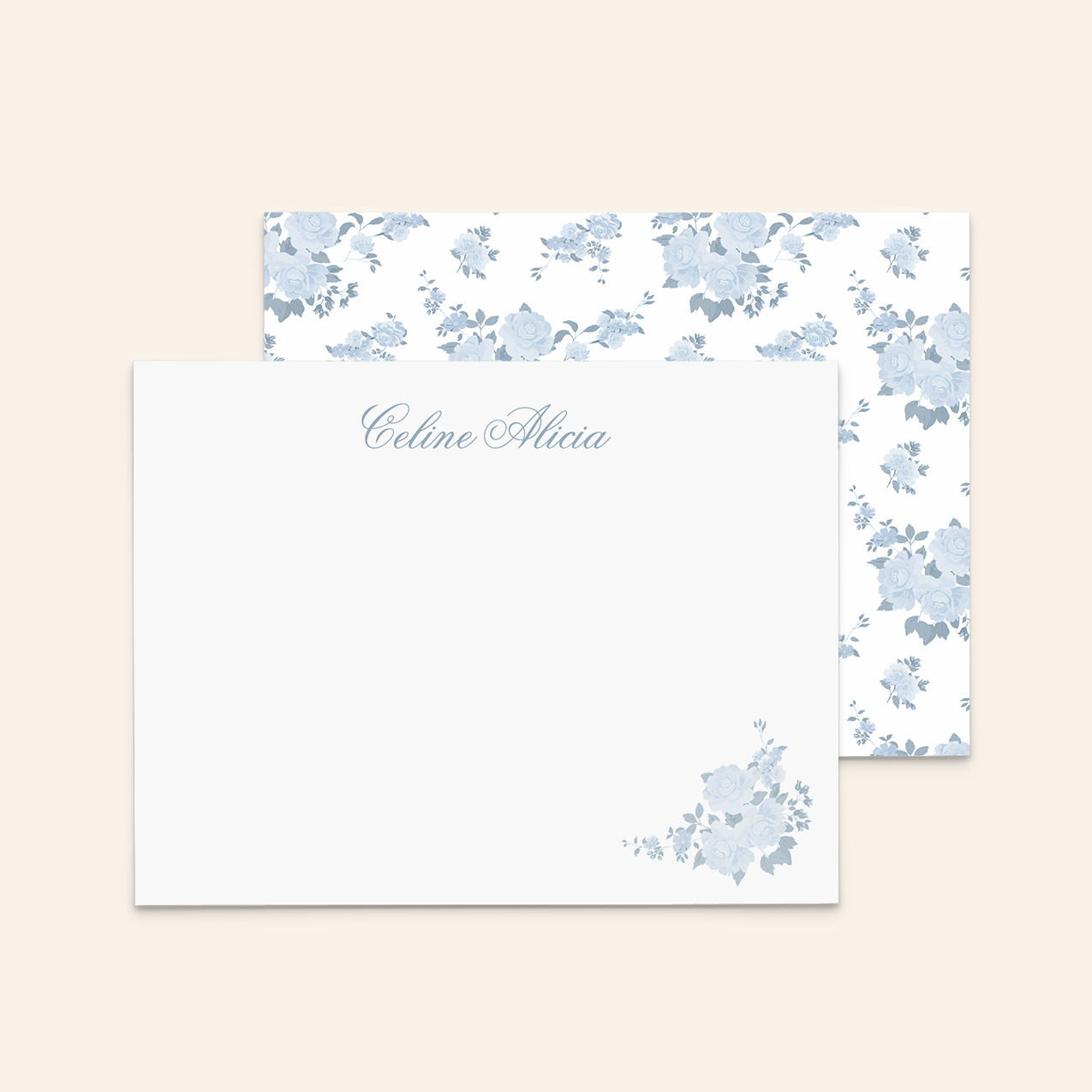 French Country Florals Blue
