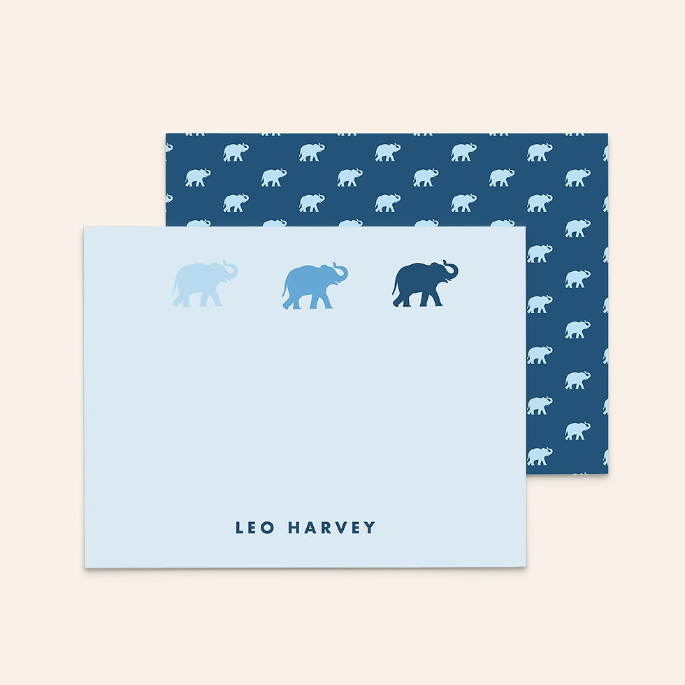 Three Top Elephants ▪ Blue