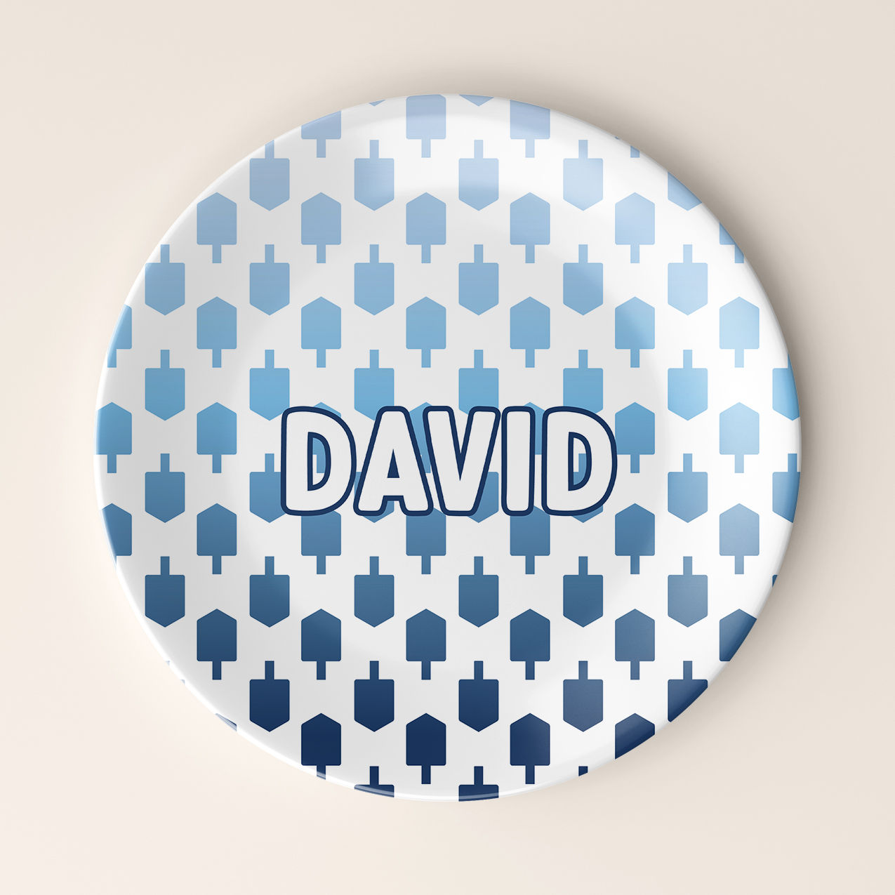 Dreidel Dance Blues Plate