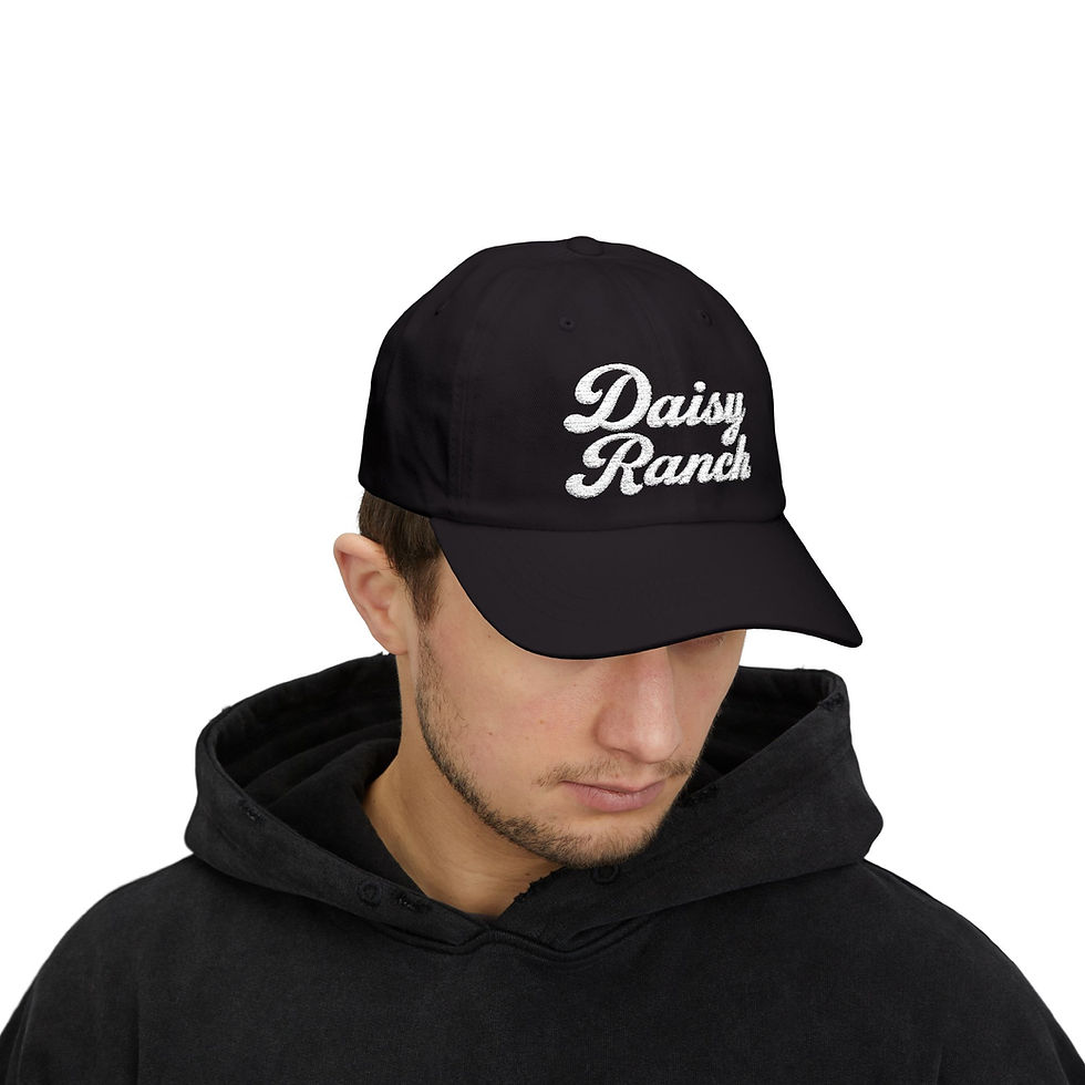 Thumbnail: Daisy Ranch Embroidered Dad Cap