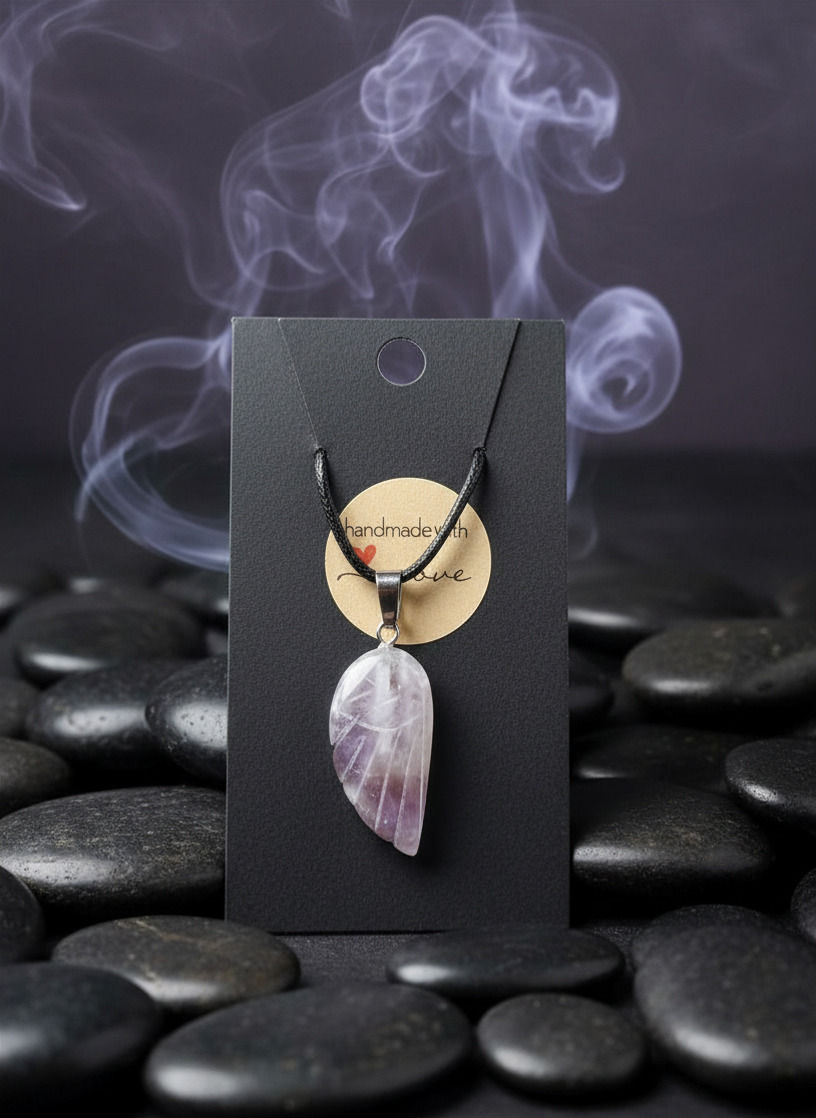Angelwing in natural stone