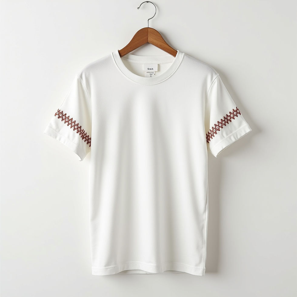 Embroidered Cotton Tee