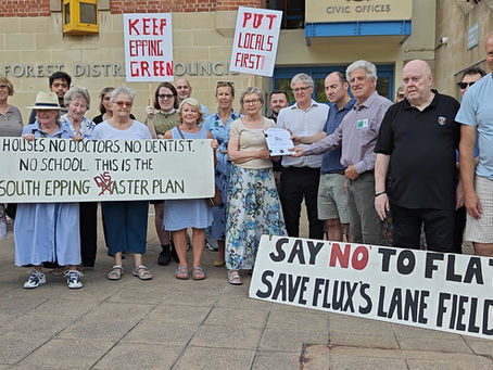 Epping Society Hands Over Petition with 2,175 Signatures to Epping Forest District Council