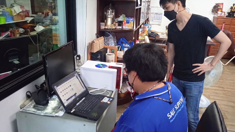 ครบทั้งเครื่อง ริบบ้อน การ์ด และอุปกรณ์เสริม