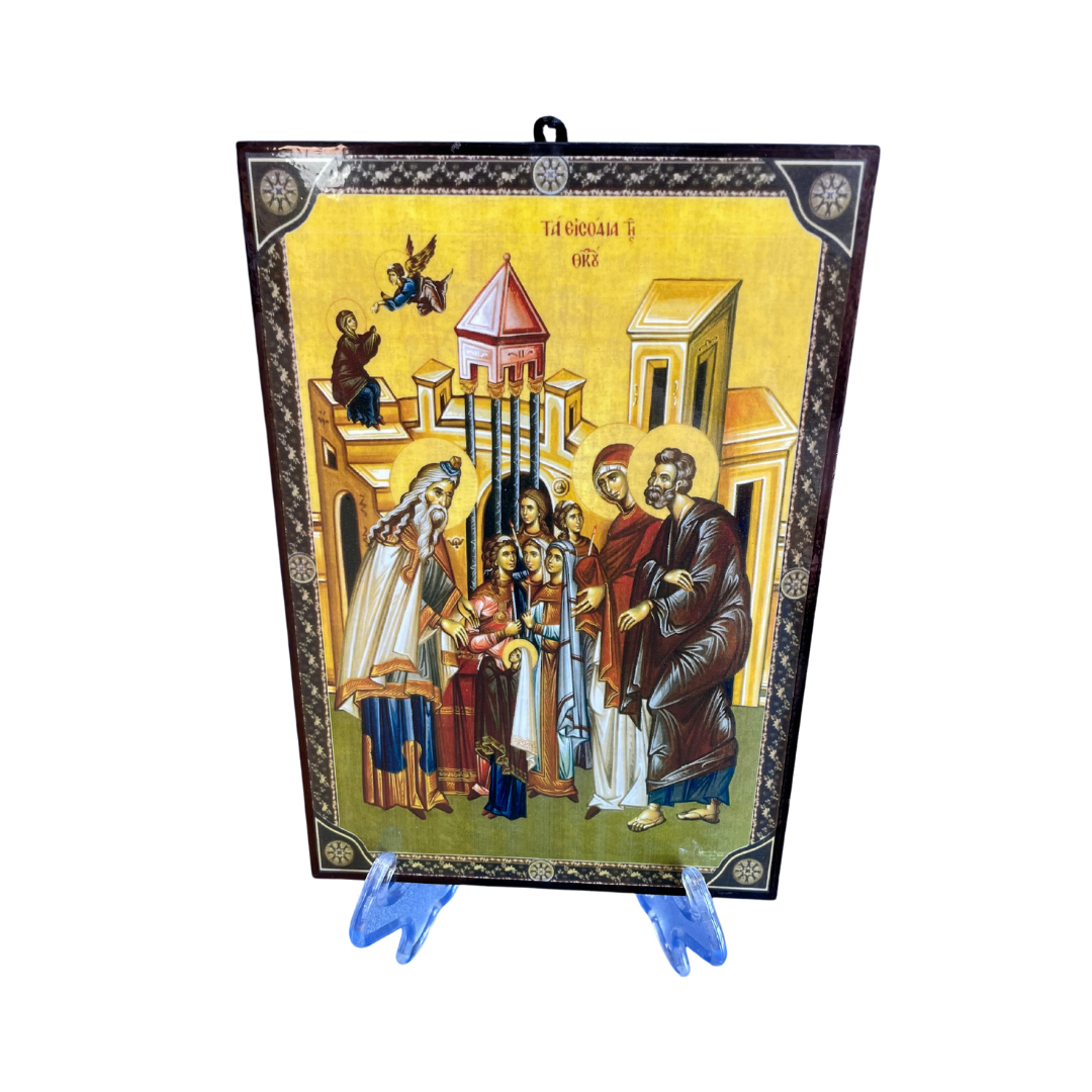 Εικόνα ''Τα εισόδια της Θεοτόκου''.