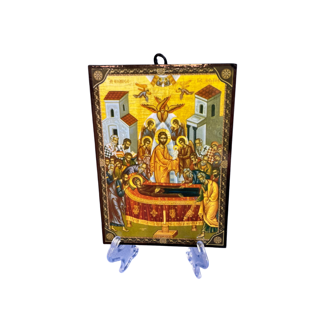 Εικόνα ''Η Κοίμησης της Θεοτόκου''.