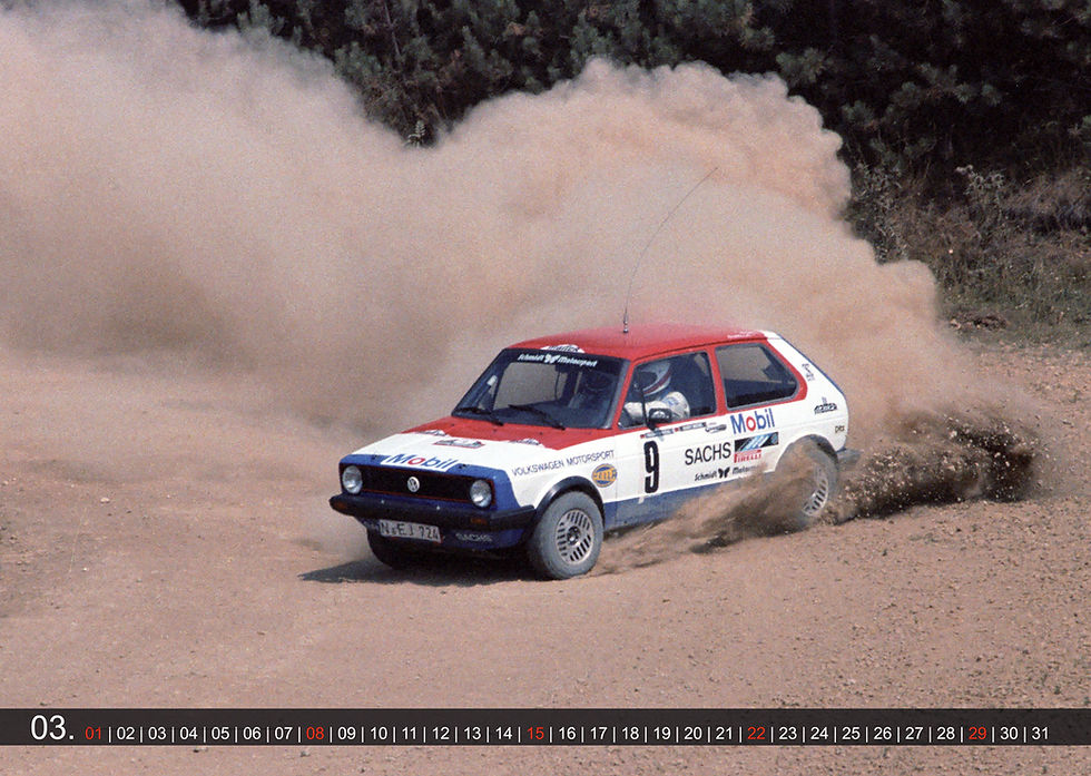 Miniaturbild: Rallye Tischkalender "THE GOOD OLD TIMES" 2026 - A5