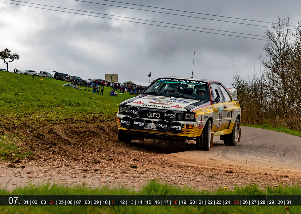 Miniaturbild: Audi Quattro Rallye Kalender  2027 - A3
