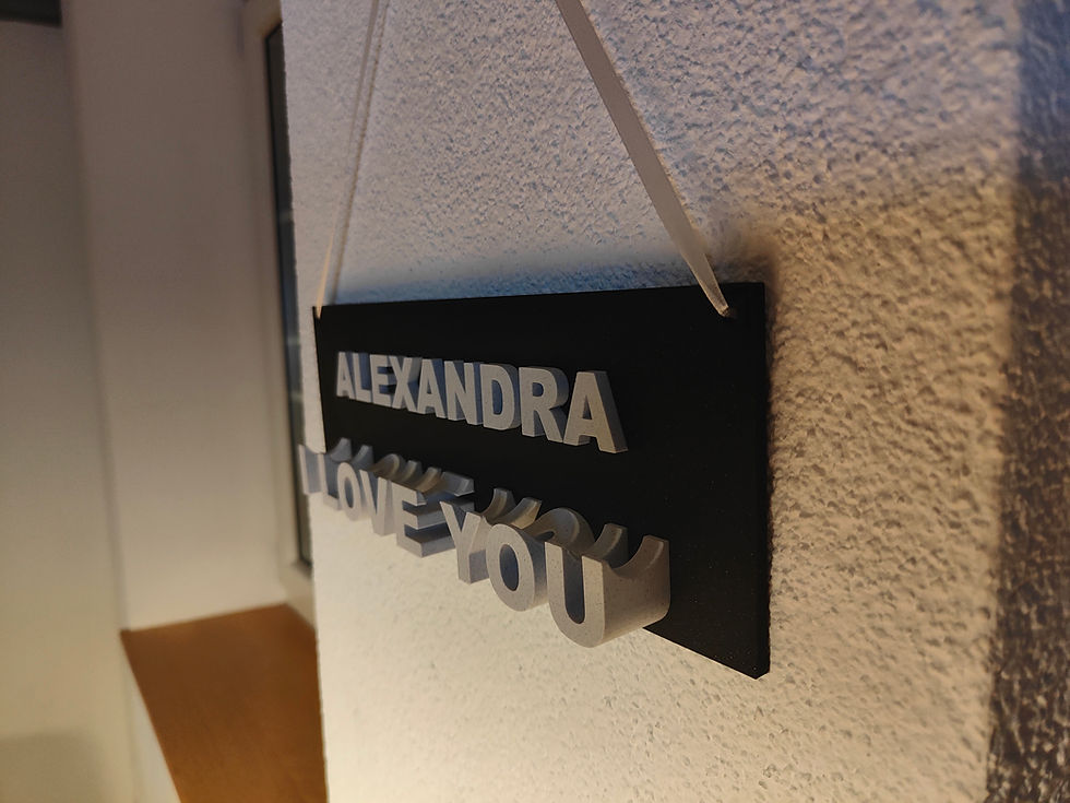 Miniaturbild: I LOVE YOU Schild