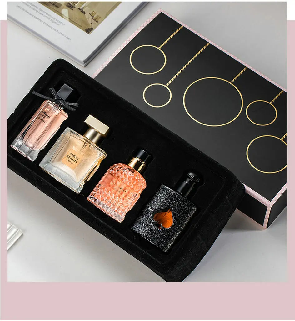 Thumbnail: Original Women Perfume Sets 100ml Gift Box 4pce Set Fresh Lasting Fragrance Eau 