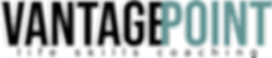 VANTAGE POINT TEXT ONLY white behind bla