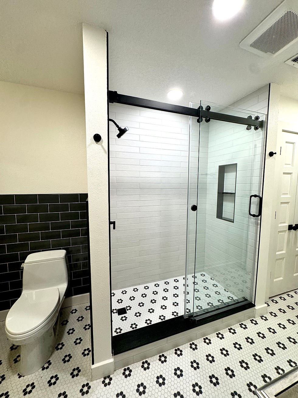 Walk-in shower installation Orlando FL by Royal Lyon Construction