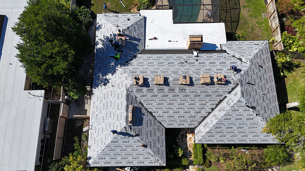 roof replacement project by bynum roofing, orlando fl.