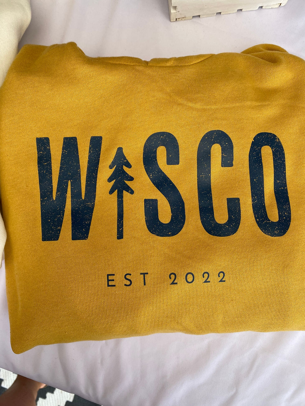 Thumbnail: WISCO MUSTARD - NAVY TriBlend