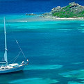 Sail Boat in Tropics