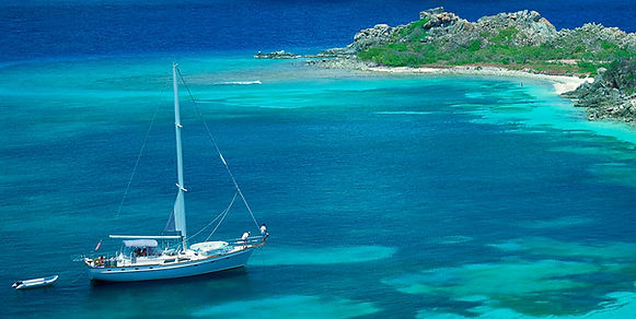 Sail Boat in Tropics