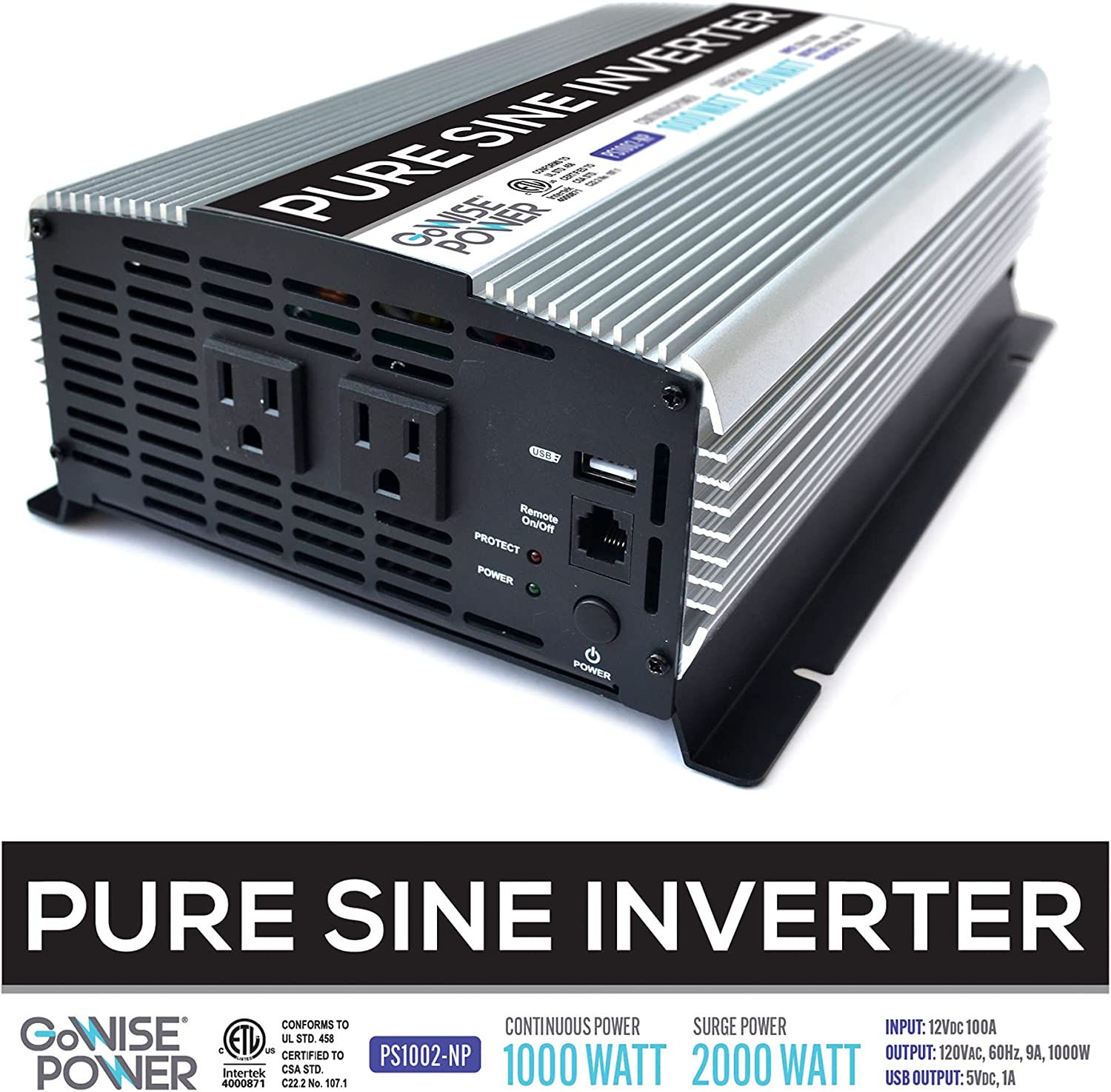 pure sine wave inverter 1000W