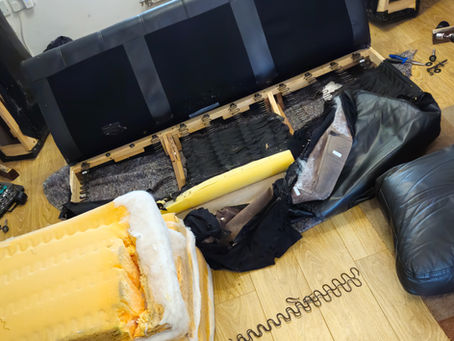 3str Sofa Repaired Using Our Mobile Furniture Repair Serivce