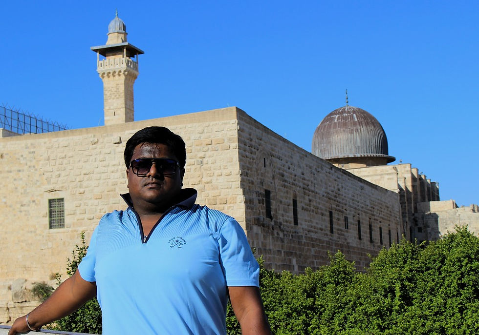 Devdutta Maji at The Temple Mount by N. Sher