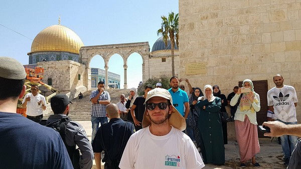 Michael Miller on the Temple Mount (Image credit: Michael Miller)