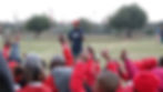 Morake inspiring youngsters during a coaching clinic at a local primary school ahead of the 2023 Fortress Evaton Run. Photo Credit: Fortress Running Series.