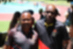 Ndlovu is seen here with CGA's Mbuyiselo Nkuna at last year's sub-youth nationals in Bloemfontein. Photo Credit: Lebogang Pita.