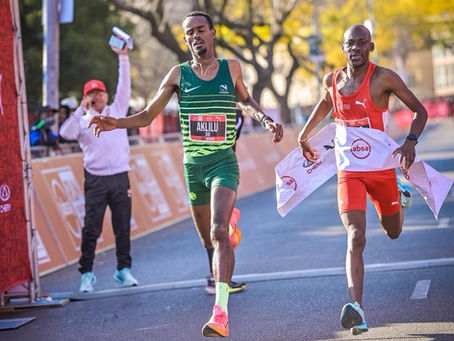 'I'm over the moon' - Mulaudzi triumphs in historic photo finish as Xaba sets new course record at Absa TSHWANE 10K