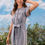 Thumbnail: Button up Flounce Sleeve Mini