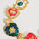 Thumbnail: Elysian 18k Boho Baroque Heart Color Bracelet
