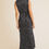 Thumbnail: V Neck Sleeveless Polka Dot Maxi Dress