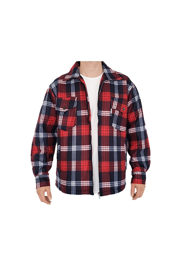 Miniaturbild: Herren Thermohemd Jacke Holzfäller Hemd kariert gefüttert