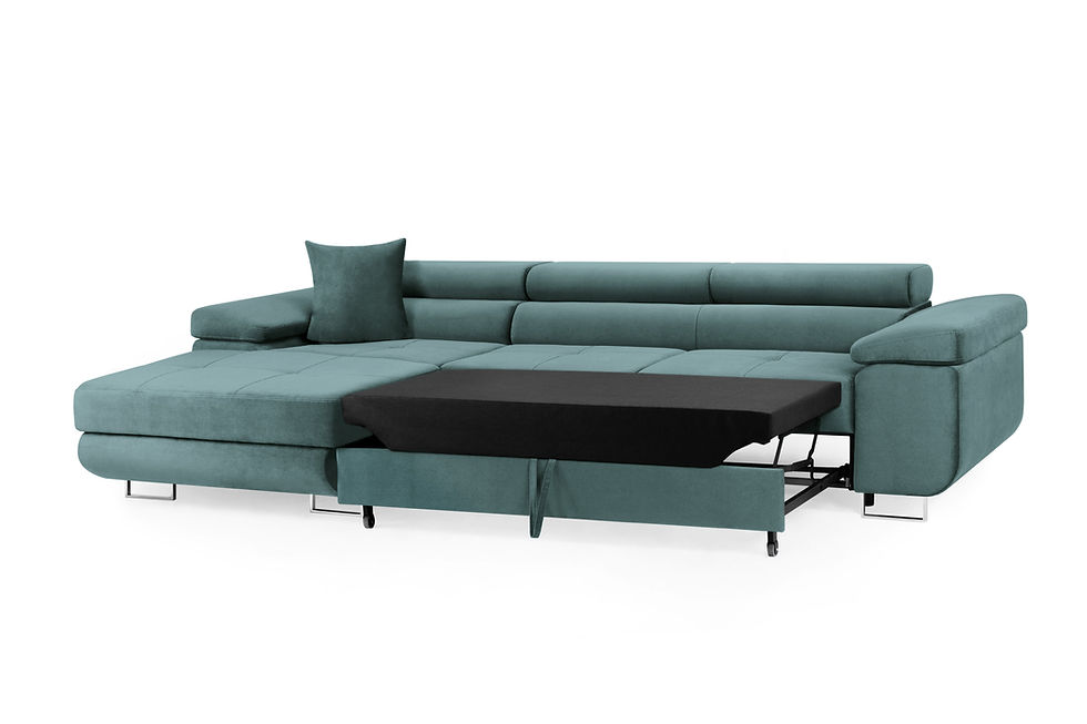 Torezio Sofabed Teal Left Hand Facing Corner KF (1).jpg